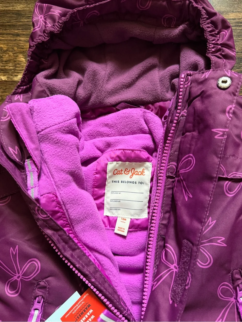 Cat & Jack warmest purple